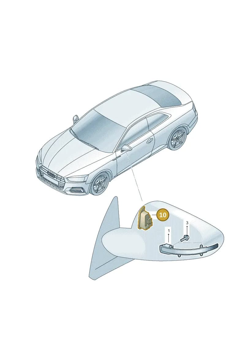 8W1949145 — Audi RS5 Sportback (2017-2025) diagram 897949000, position 10