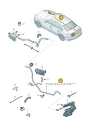 8W1971225AD Audi Wiring Set for Battery +