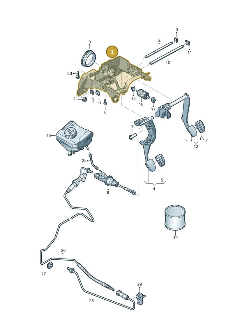 8W2721117 — Audi Q5 (2016-2025) diagram 896721300, position 1