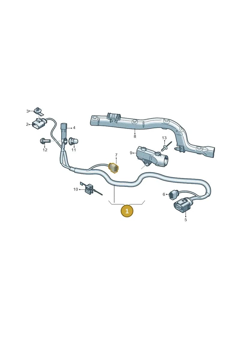 8W2971111F — Audi RS4 Avant (2017-2025) diagram 849972800, position 1