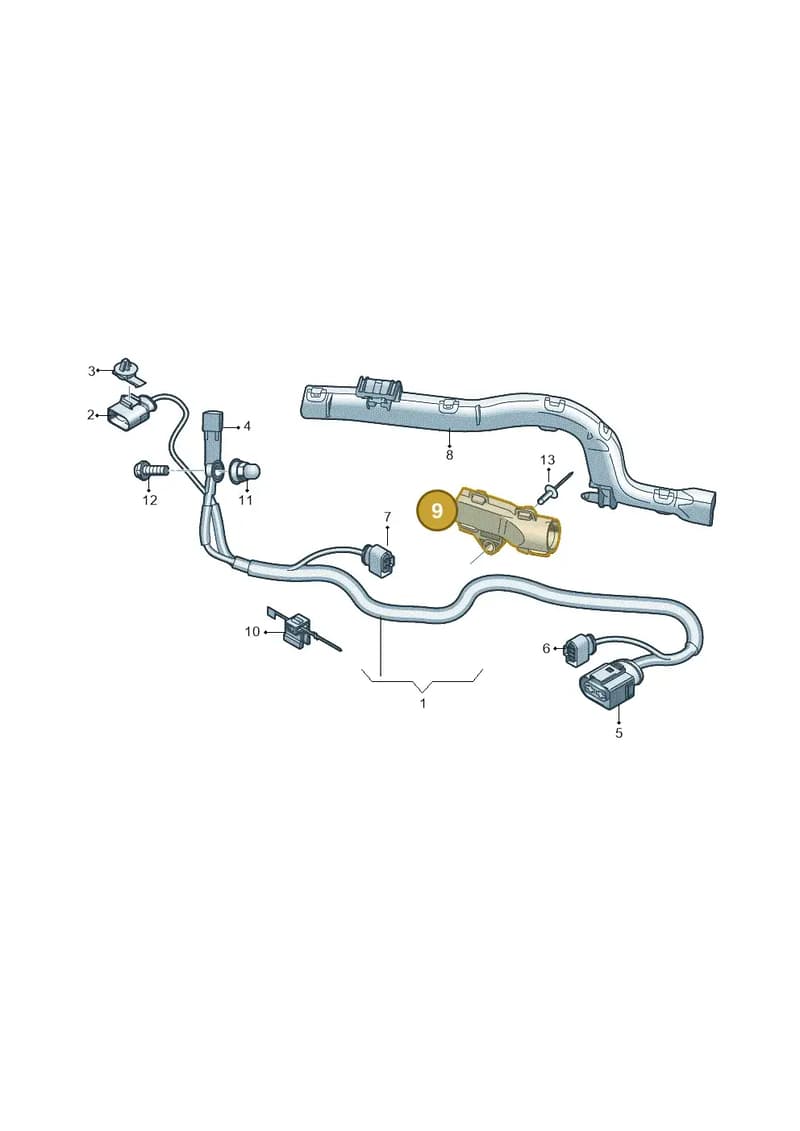 8W2971824E — Audi RS4 Avant (2017-2025) diagram 849972800, position 9