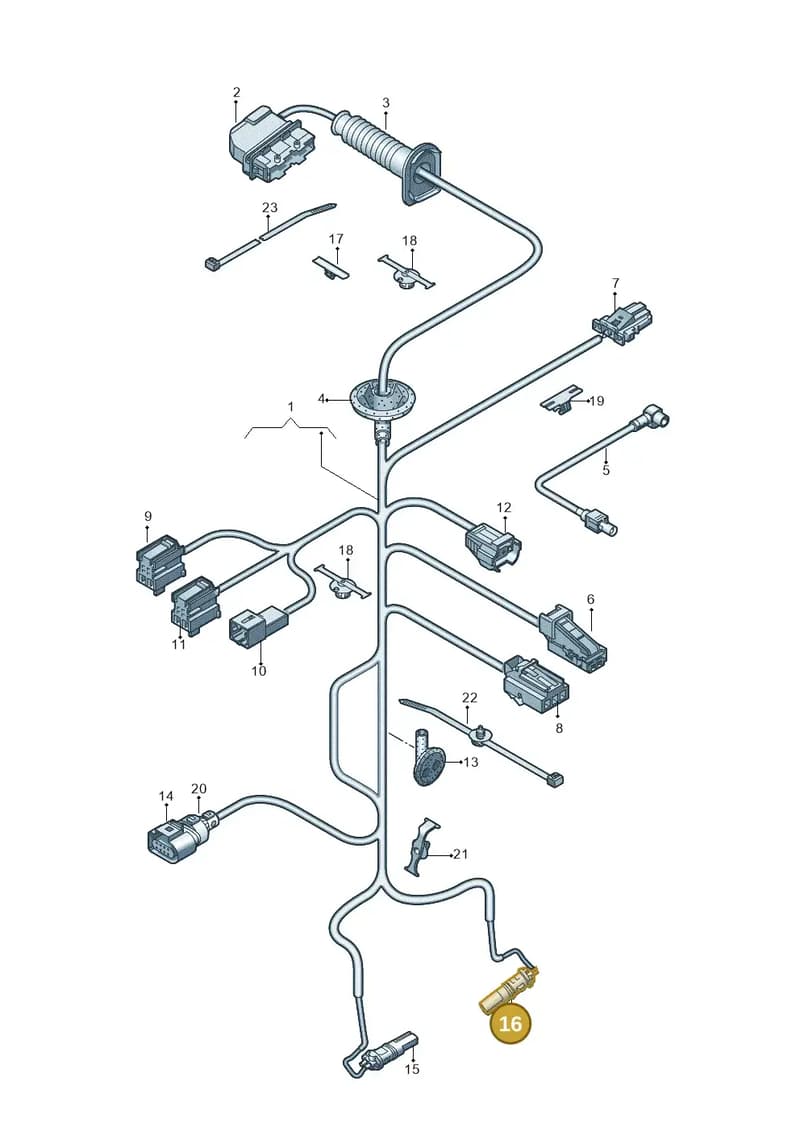 8W2973732B — Audi Q5 (2016-2025) diagram 896972330, position 16