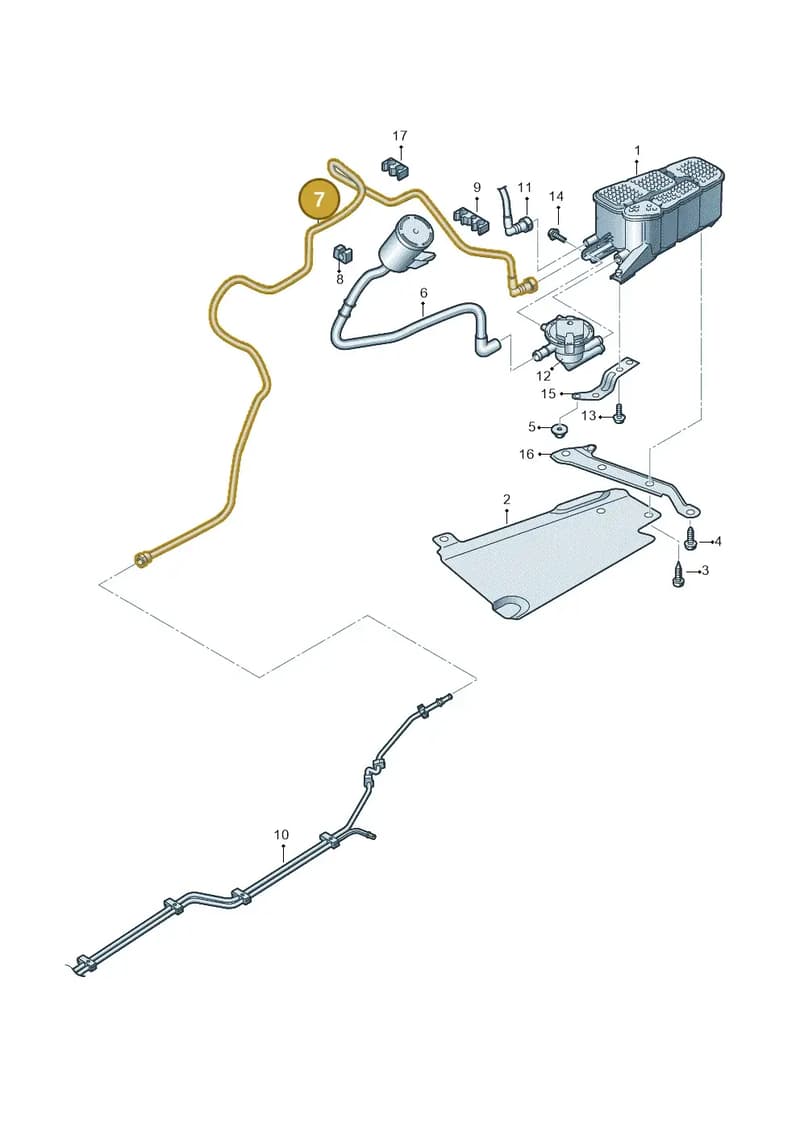 8W6201991M — Audi RS4 Avant (2017-2025) diagram 849201820, position 7