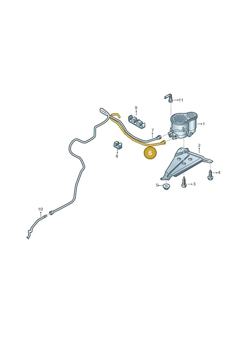 8W6201997 — Audi RS4 Avant (2017-2025) diagram 849201800, position 6