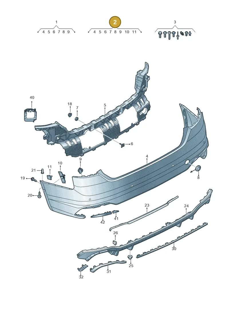 8W6807067ADGRU — Audi RS5 Sportback (2017-2025) diagram 847807600, position 2