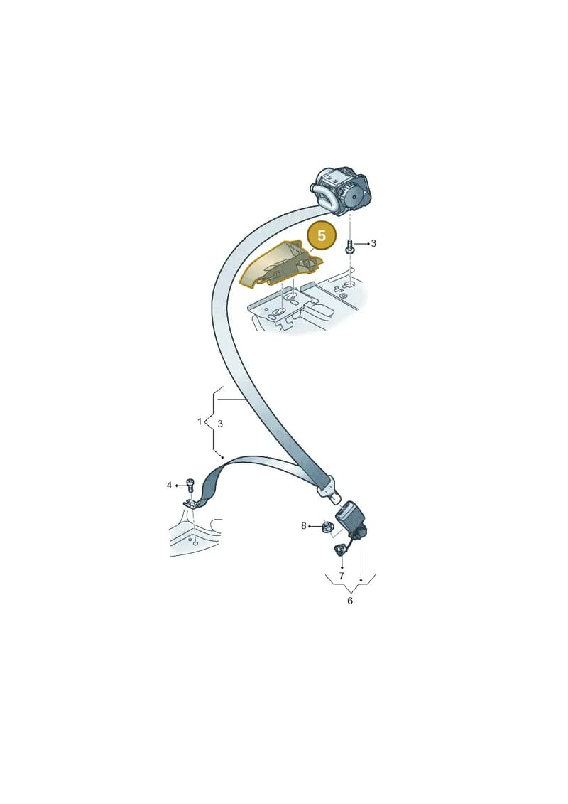 8W6857792DS2 — Audi RS5 Sportback (2017-) diagram 847857700, position 5
