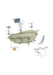 8W6941086E Audi LED Headlight with Laser Main Beam