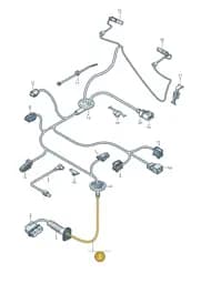 8W6971029DN Audi Wiring Set for Door