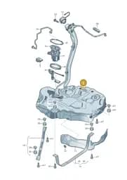 8W7201060S Audi Fuel Tank