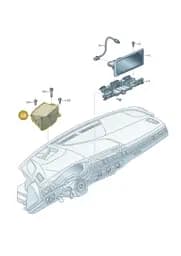 8W7919617G Audi Control Unit