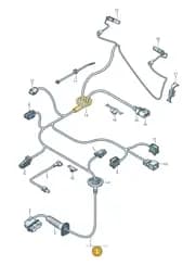 8W7971030CE Audi Wiring Set for Door