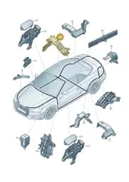 8W7971822 Audi Cable Guide