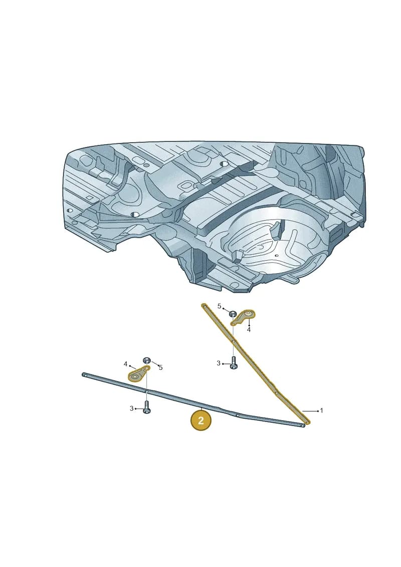 8W8505478A — Audi A5 Sportback (2016-2025) diagram 273505020, position 2