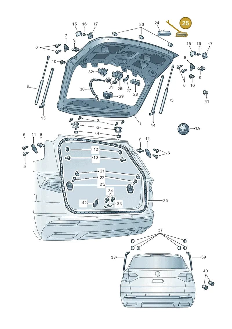 8W8827566C — Skoda Karoq (2017-2023) diagram 834827000, position 25