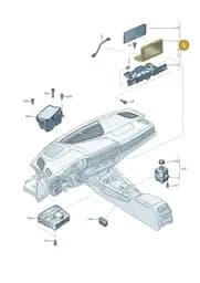 8W8919605 Audi Display Unit