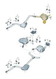 8W9253610 Audi Rear Silencer