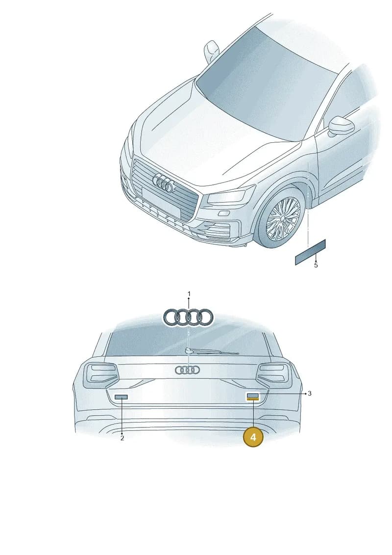 8W98537372ZZ — Audi Q2 (2016-2025) diagram 803853600, position 4