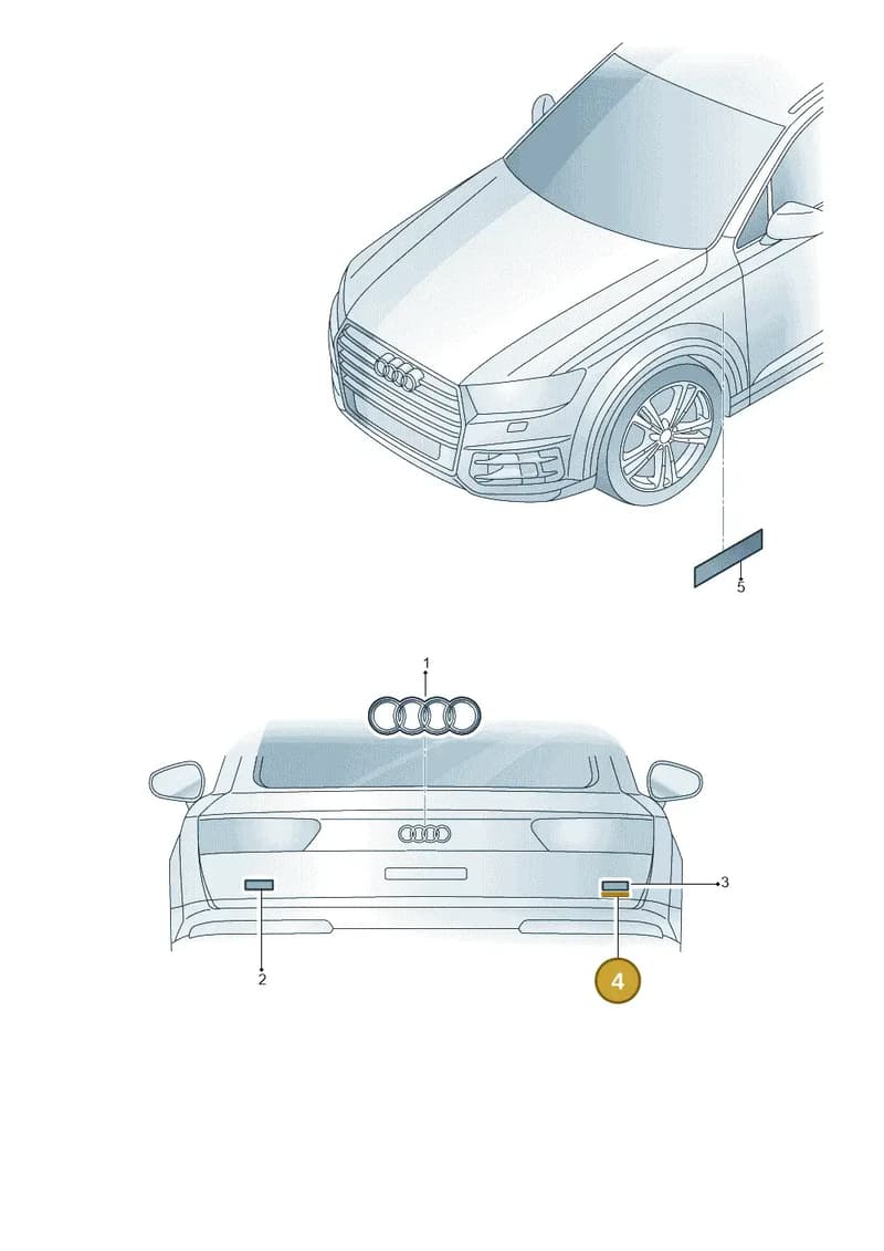 8W98537372ZZ — Audi Q5 qu. 2.0 (2018-) diagram 859853600, position 4
