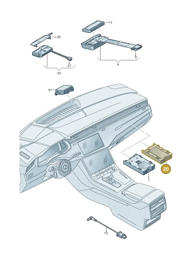 8WD919806A — Audi Q8 (2018-2025) diagram 429035570, position 20