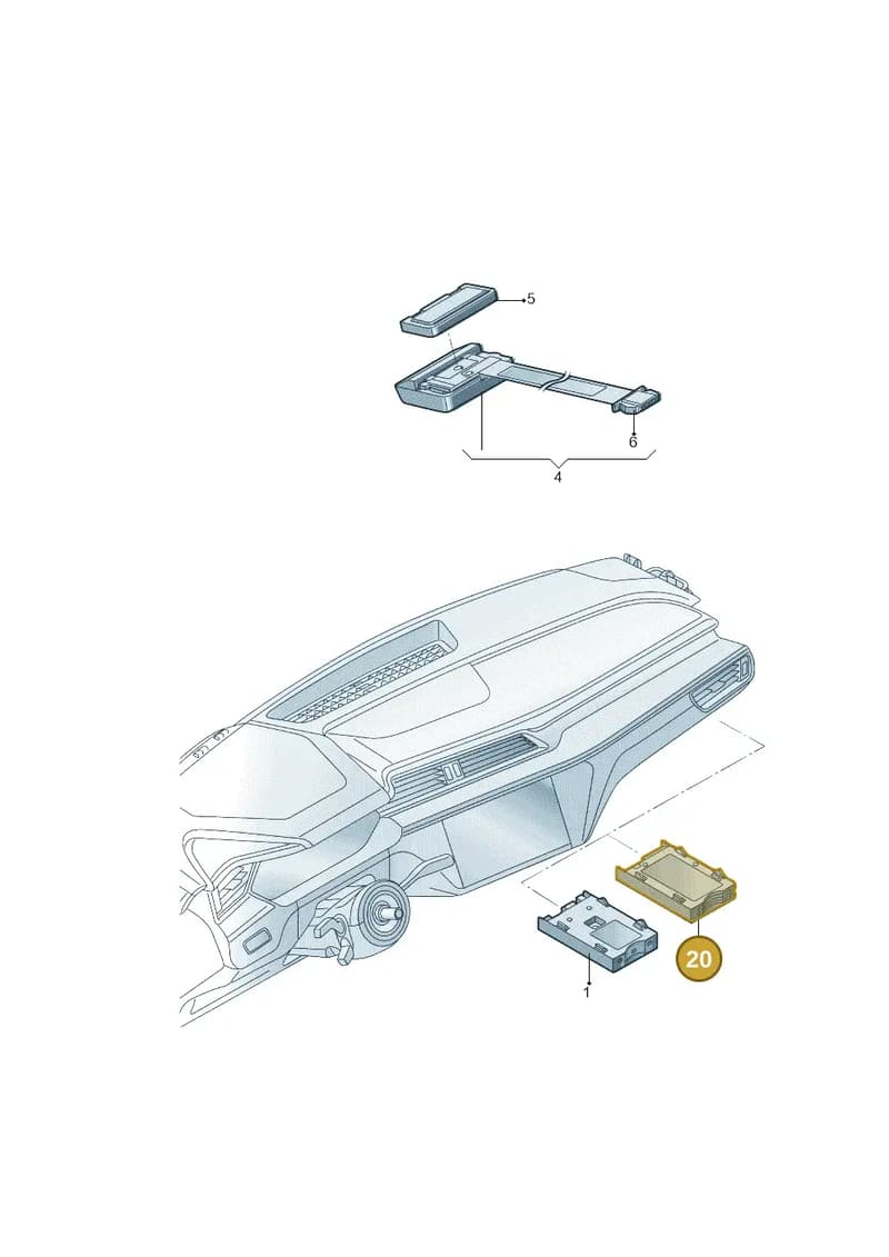 8WD919806H — Audi Q6 (2022-) diagram 4cg035065, position 20