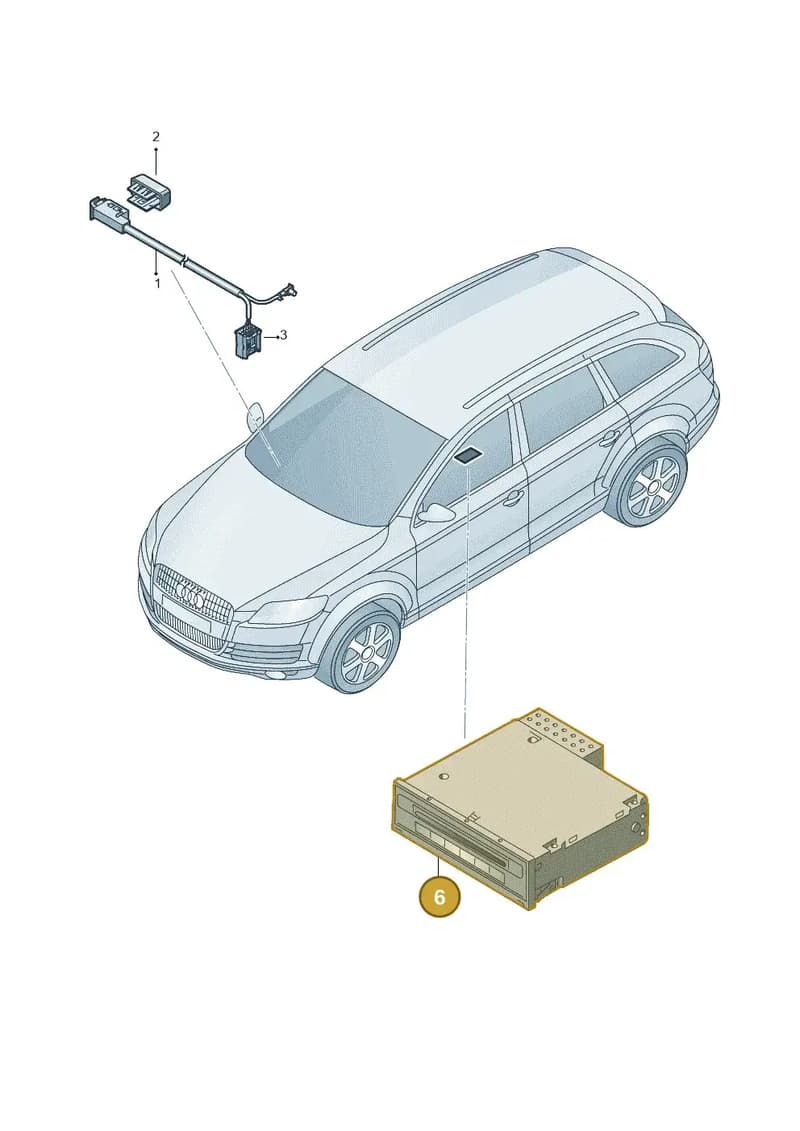 8X0035110B — Audi Q7 qu. 3.0 TDI (2009-2015) diagram 675035380, position 6