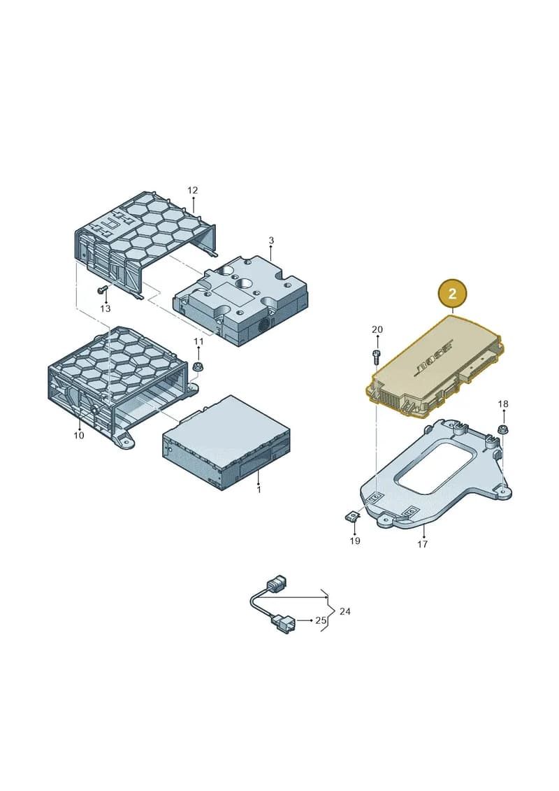8X0035223B — Audi Q3 (2014-2019) diagram 855035400, position 2
