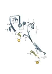 8X0857739C Audi Belt Latch
