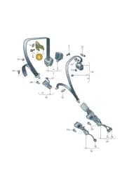 8X0857791A Audi Seat Belt Guide