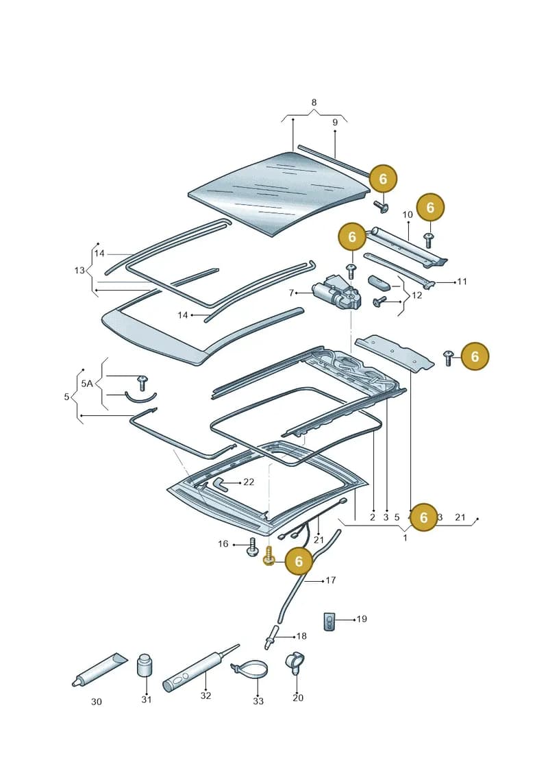 8X0898803C — Skoda Octavia (2014-2023) diagram 783877000, position 6