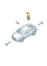 8X0919475AG Audi Control Unit for Parking Aid