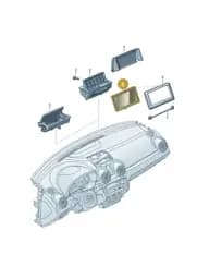 8X0919604 Audi Display Unit