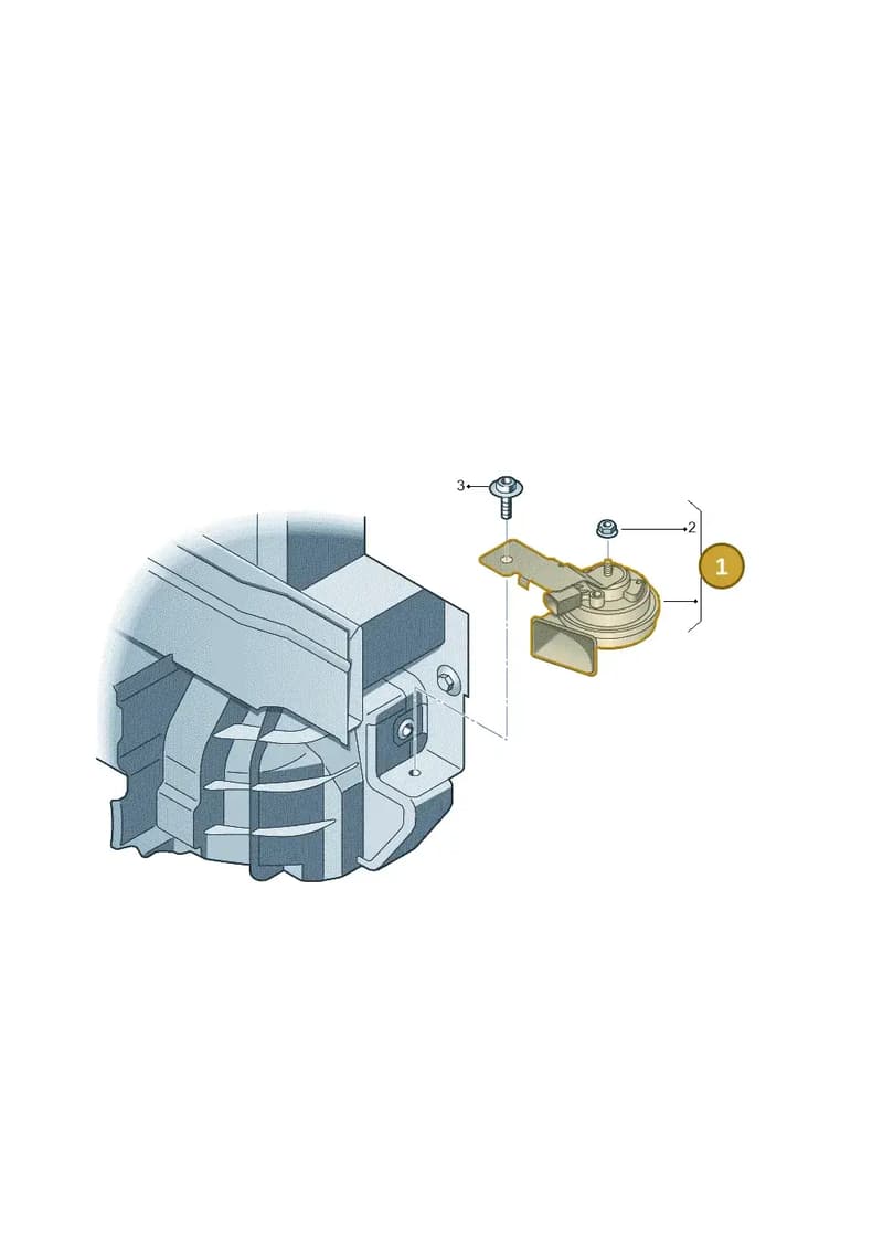 8X0951210B — Audi A1 Sportback (2010-2015) diagram 708951000, position 1