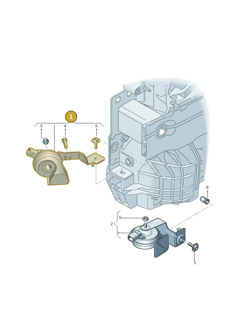 8X0951210C — Audi A1 Sportback (2014-2018) diagram 792951000, position 1