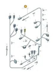 8X0971147AE Audi Cable Set for Tailgate