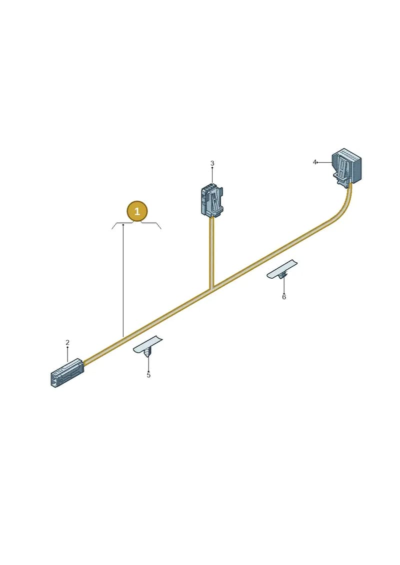 8X0971693A — Audi A1 Sportback (2014-2018) diagram 708972430, position 1