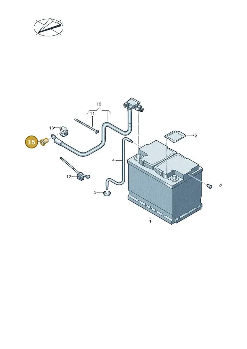 8X0972501 — Audi Q8 e-tron (2018-2025) diagram 586915000, position 15