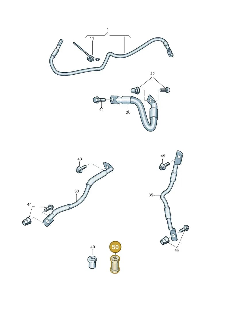 8X0972501 — Audi Q8 e-tron (2018-2025) diagram 586972000, position 50
