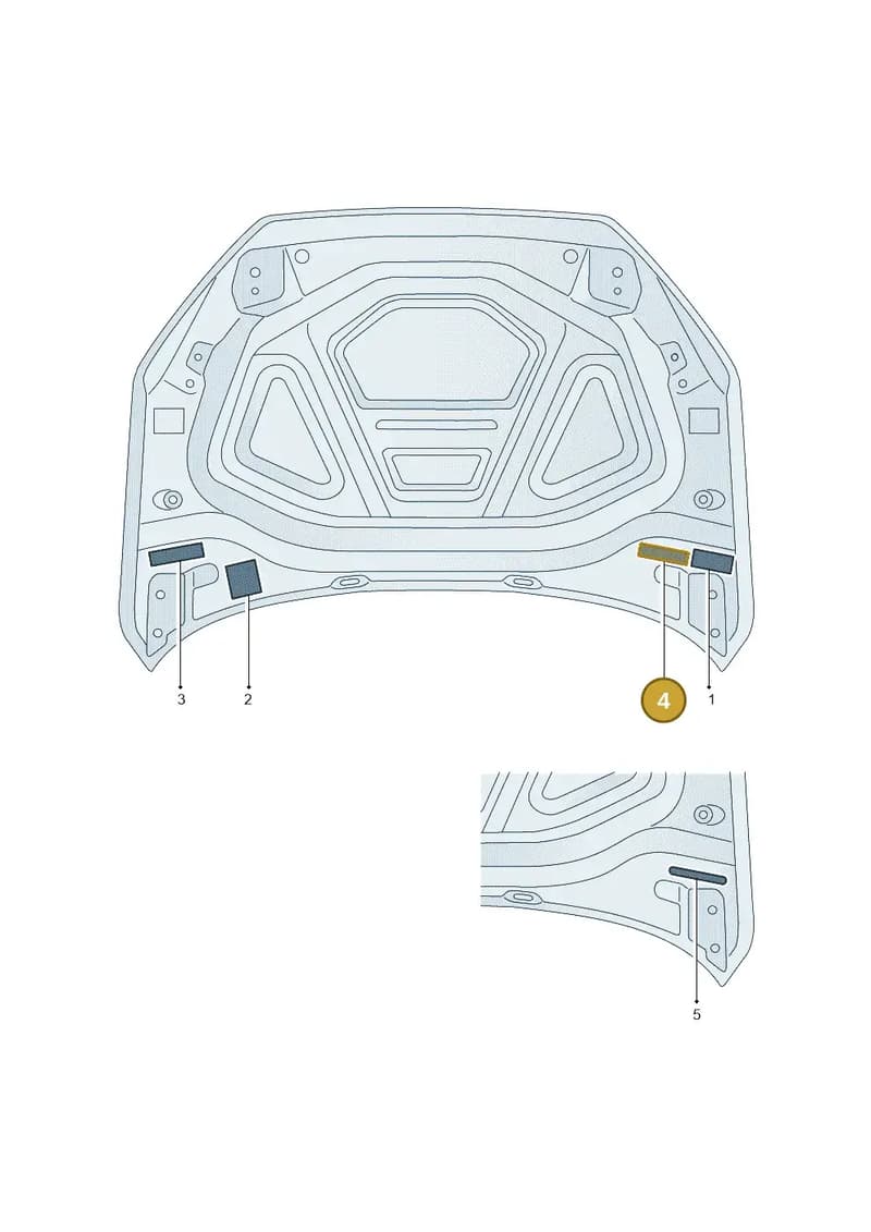 8XA010515Q — Audi A3 Sportback (2019-2025) diagram 596010010, position 4