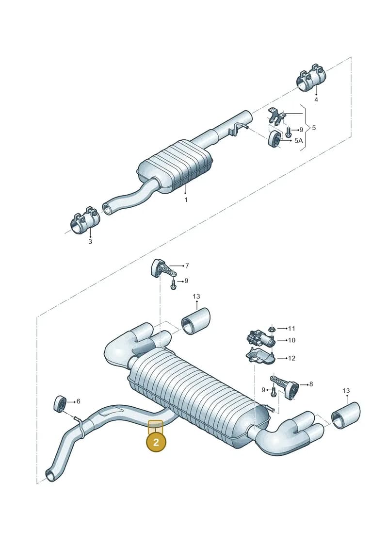 8XA253609J — Audi A1 Sportback (2014-2018) diagram 792253950, position 2