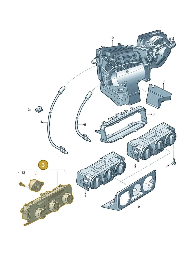 8XA8200436PS — Audi A1 Sportback (2014-2018) diagram 708819400, position 3