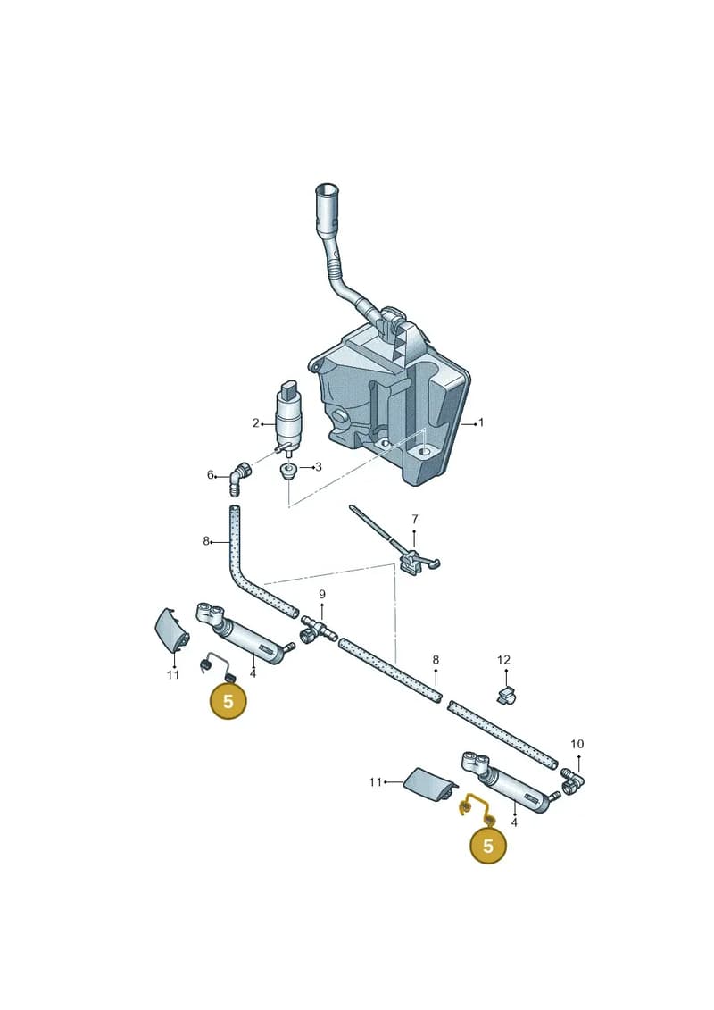 8XA955339 — Audi A1 Sportback (2014-2018) diagram 792955300, position 5
