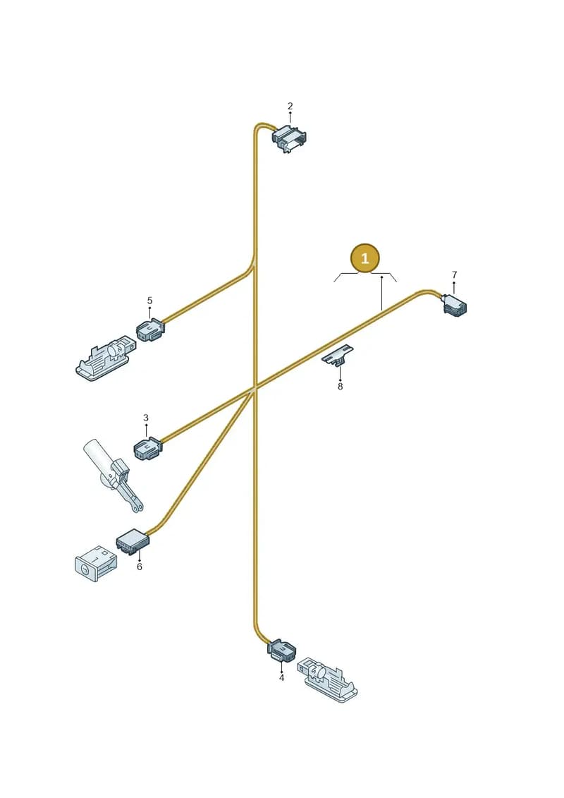 8XA971679G — Audi A1 Sportback (2014-2018) diagram 792972500, position 1