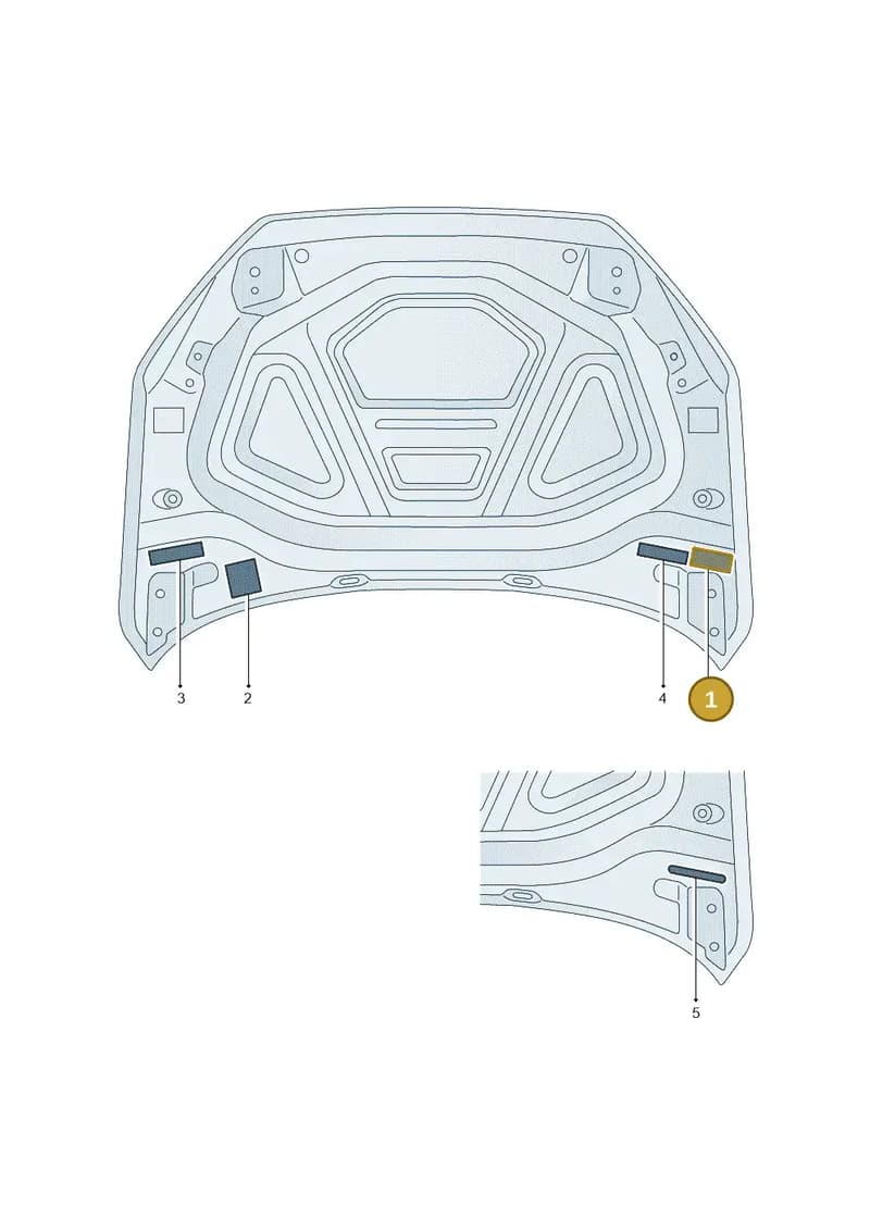8Y0010504F — Audi A3 Sportback (2019-2025) diagram 596010010, position 1
