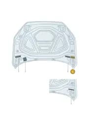 8Y0010504G Audi Data Plate for Emission Values