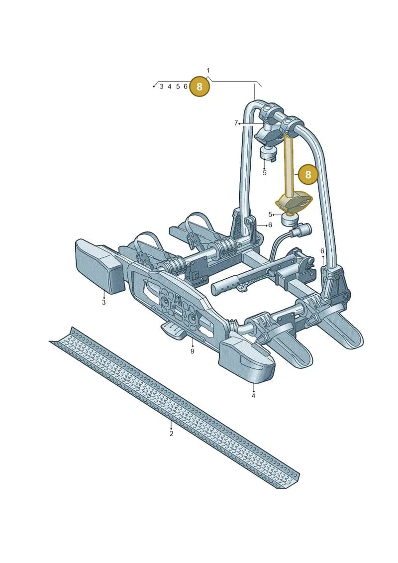 8Y0071745A — Audi Q6 e-tron (2023-2025) diagram 596071060, position 8