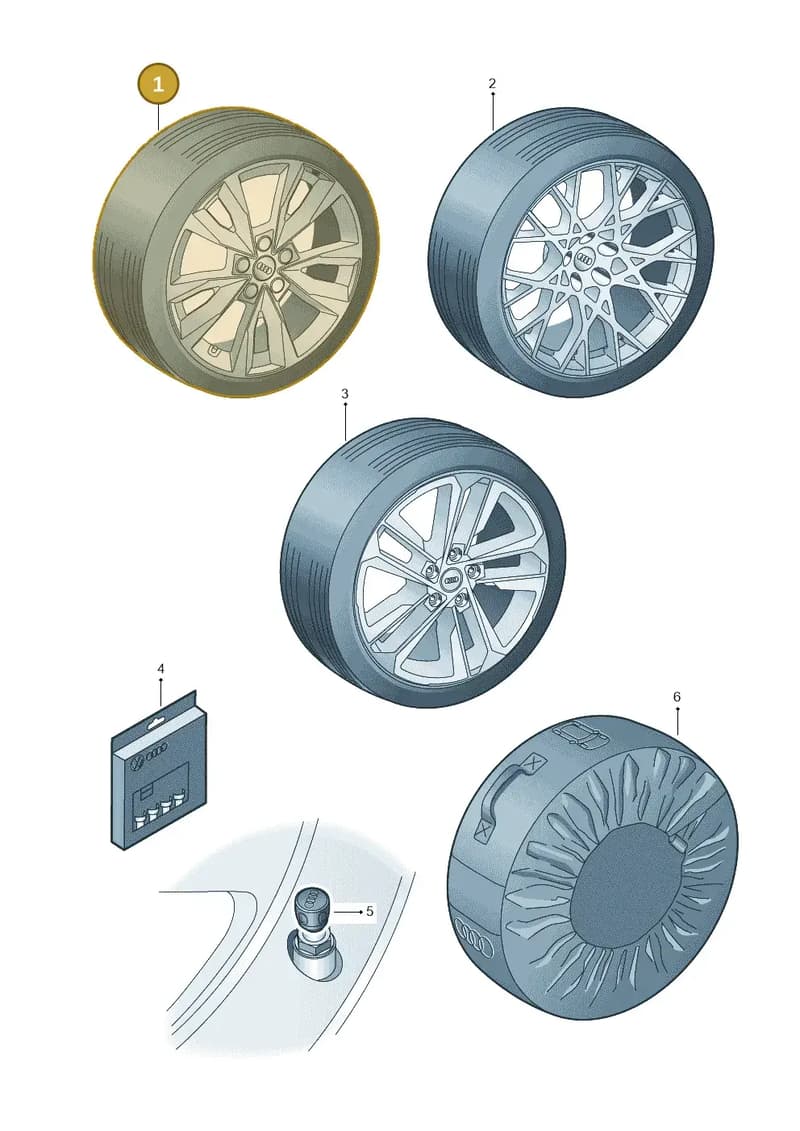 8Y0073168AX1 — Audi A3 Sportback (2019-2025) diagram 596073020, position 1