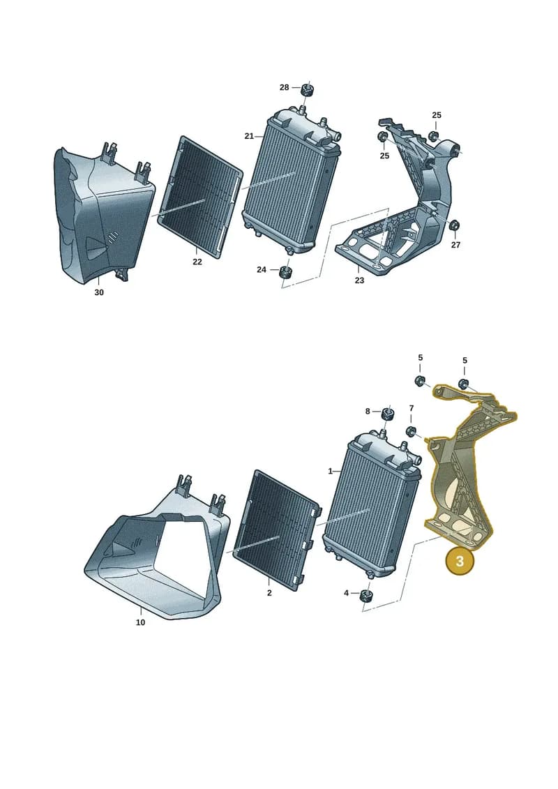 8Y0121259 — Audi A3 Sportback (2019-2025) diagram f3z121030, position 3