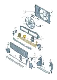 8Y0121282B Audi Air Guide