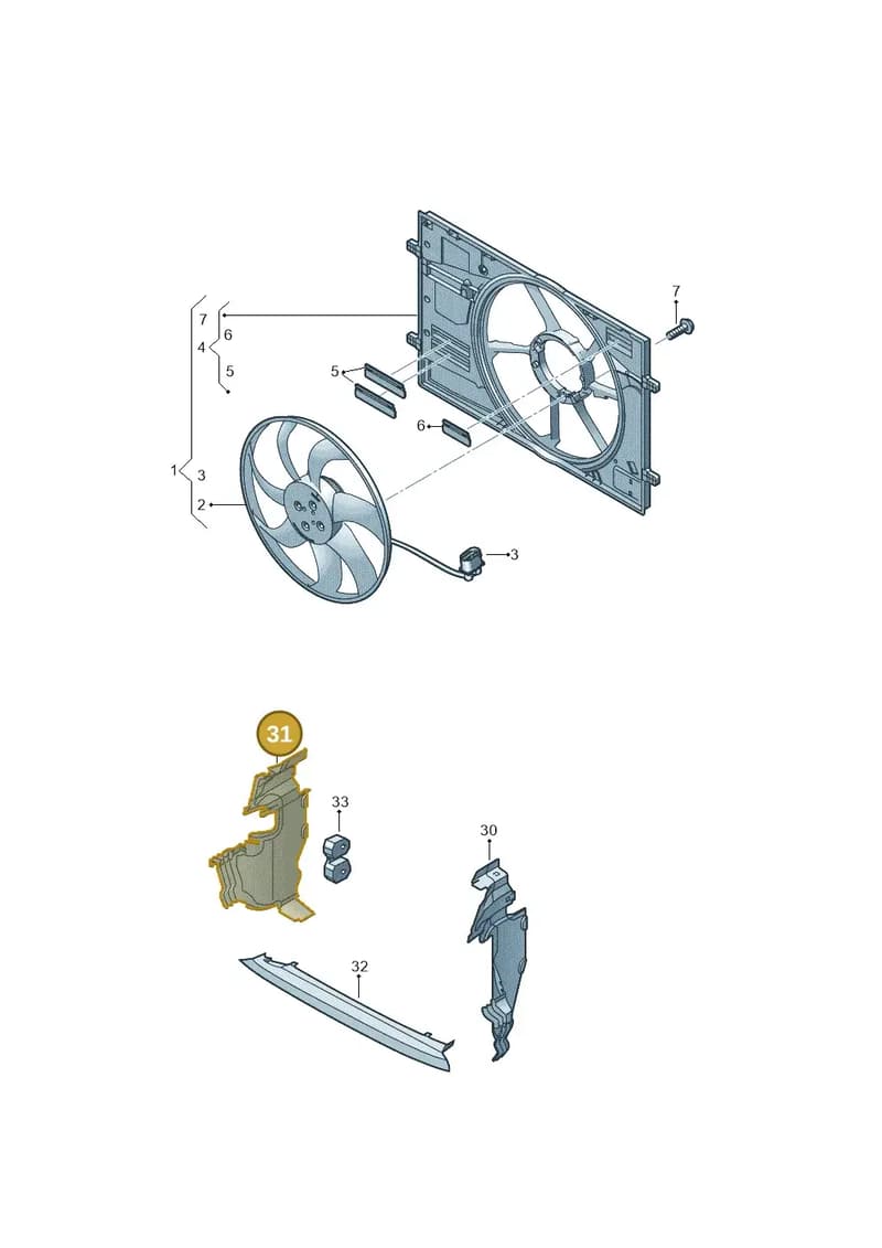 8Y0121284L — Audi A3 Sportback (2019-2025) diagram 596121925, position 31
