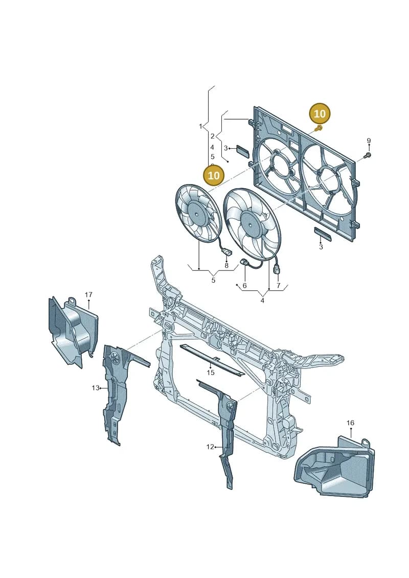 8Y0198003 — SEAT Ateca (2016-) diagram 803121940, position 10